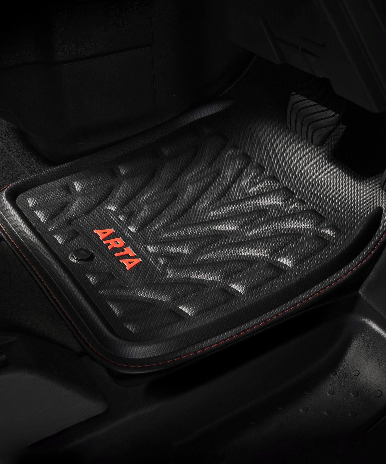 CARBON STYLE TREAD TRAY FLOOR MAT M