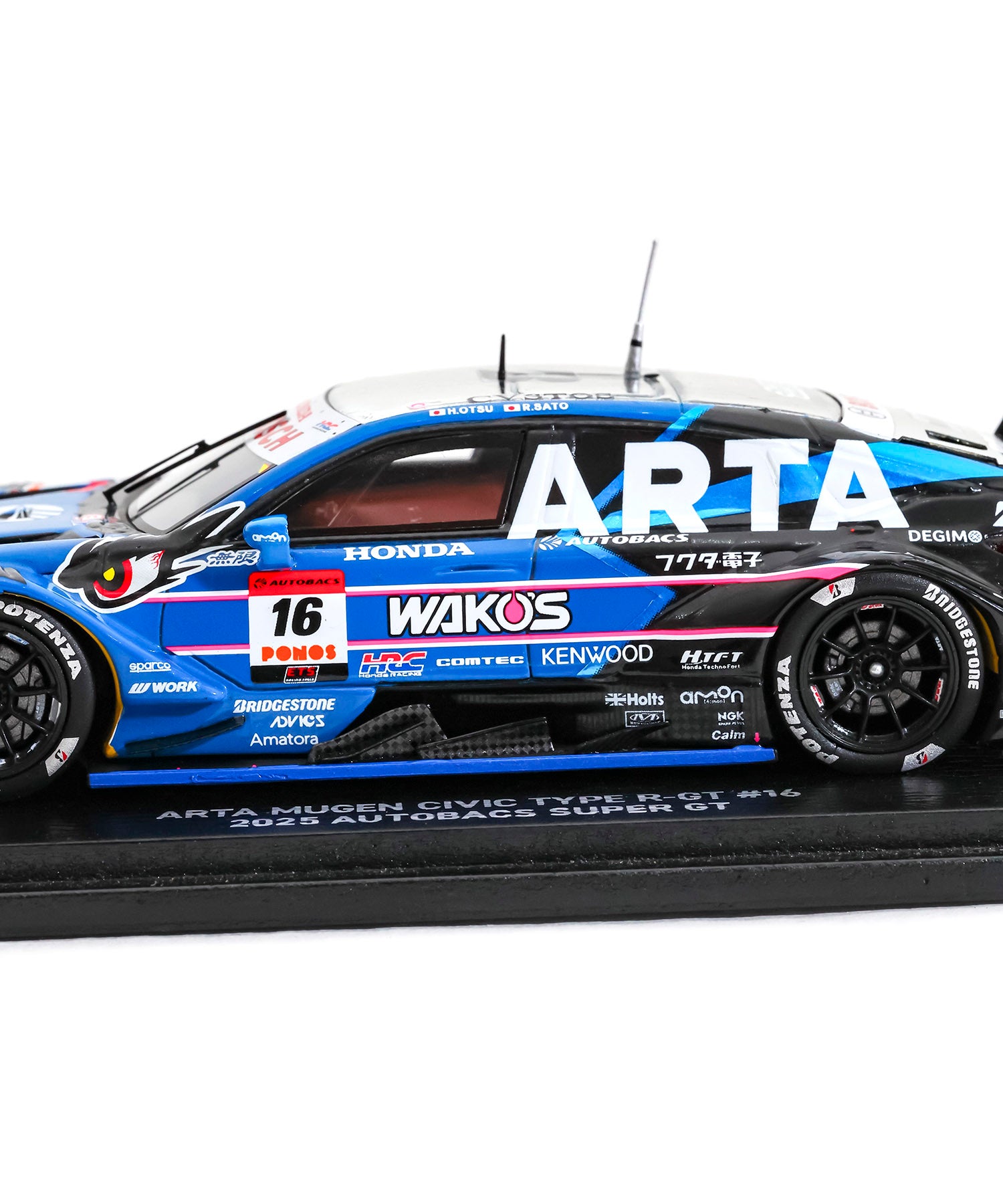ケ*タ様 1/43 ARTA MUGEN CIVIC TYPE R-GT #16 Spark ARTA MUGEN CIVIC TYPE R-GT 1/43 #16