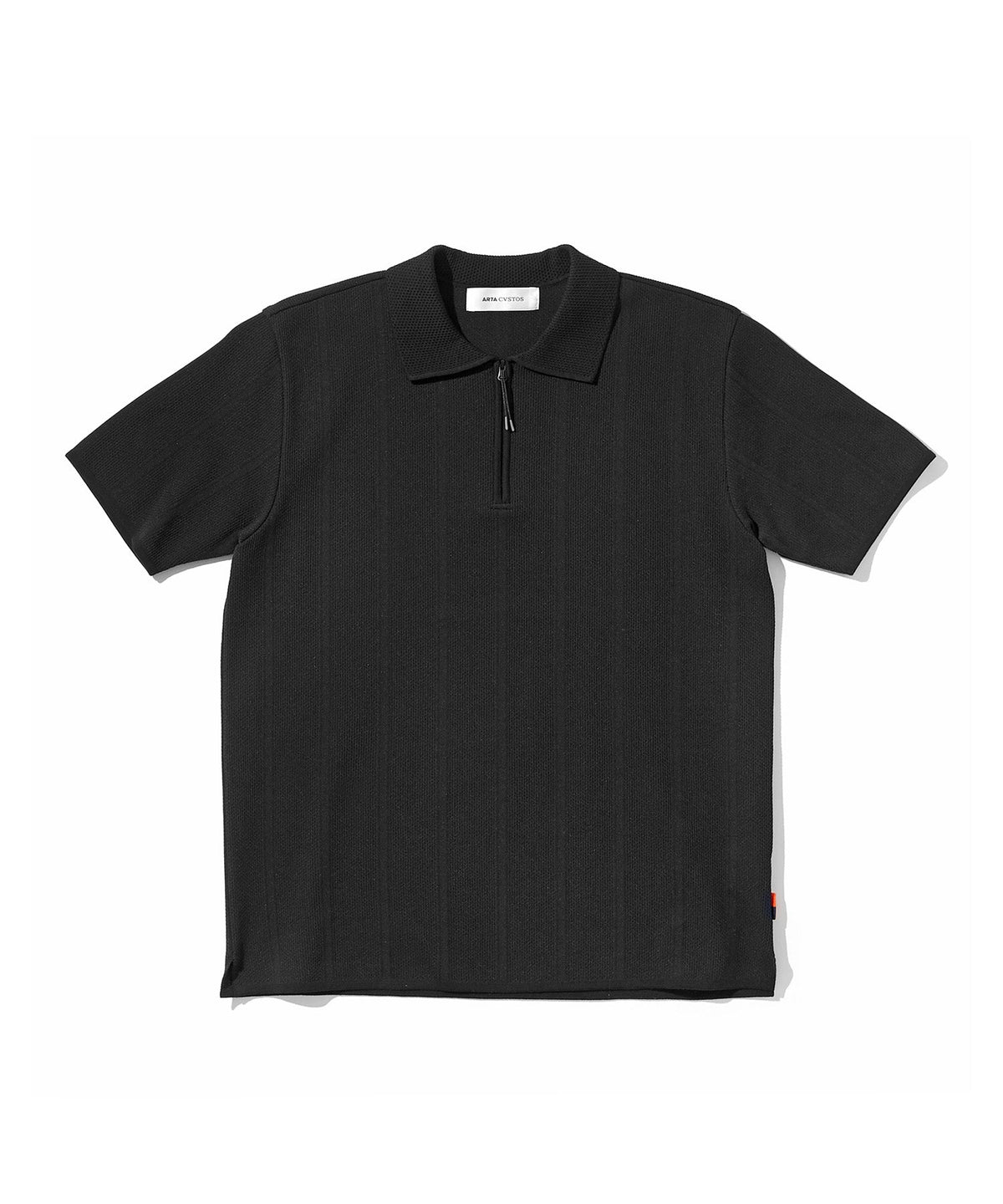 ARTA CVSTOS Polo tricoté demi-zip