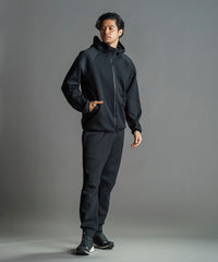 Sweat à capuche zippé en tricot air
