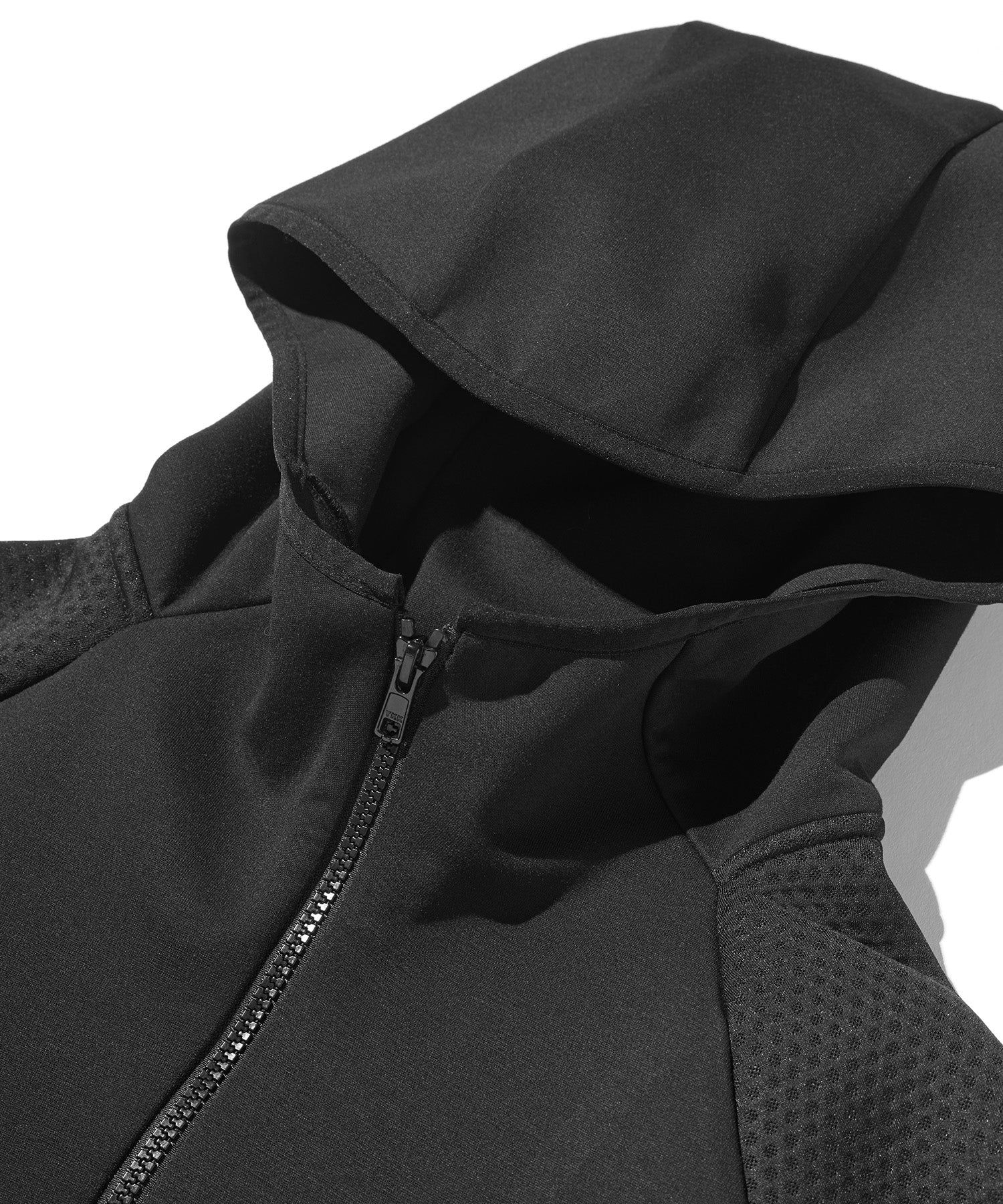 Sweat à capuche zippé en tricot air