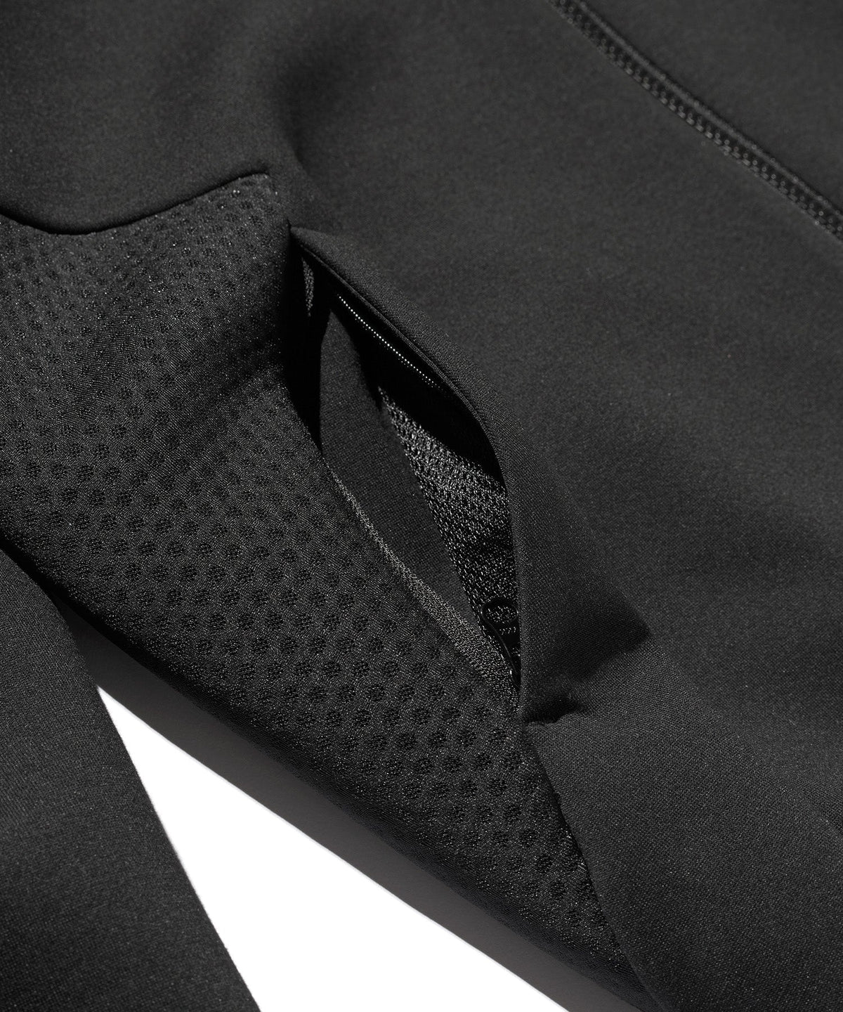 Sweat à capuche zippé en tricot air