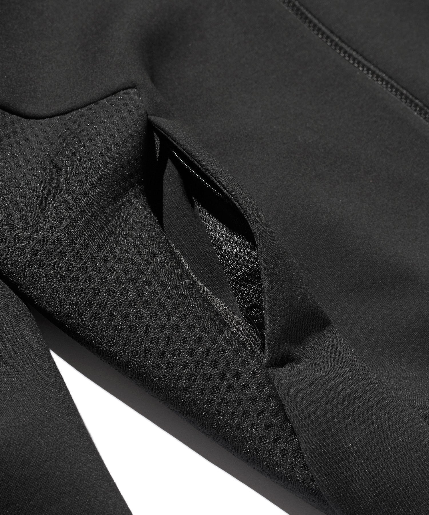 Sweat à capuche zippé en tricot air