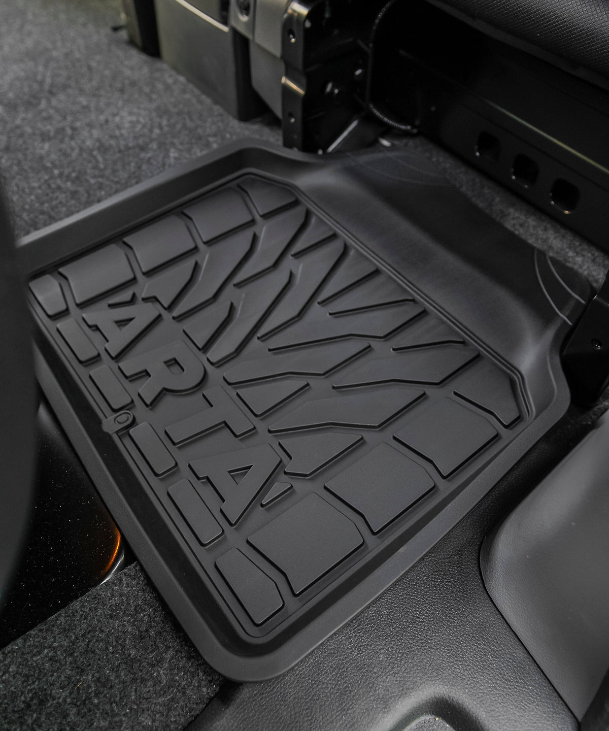 Tapis de sol arrière en PVC à crêtures