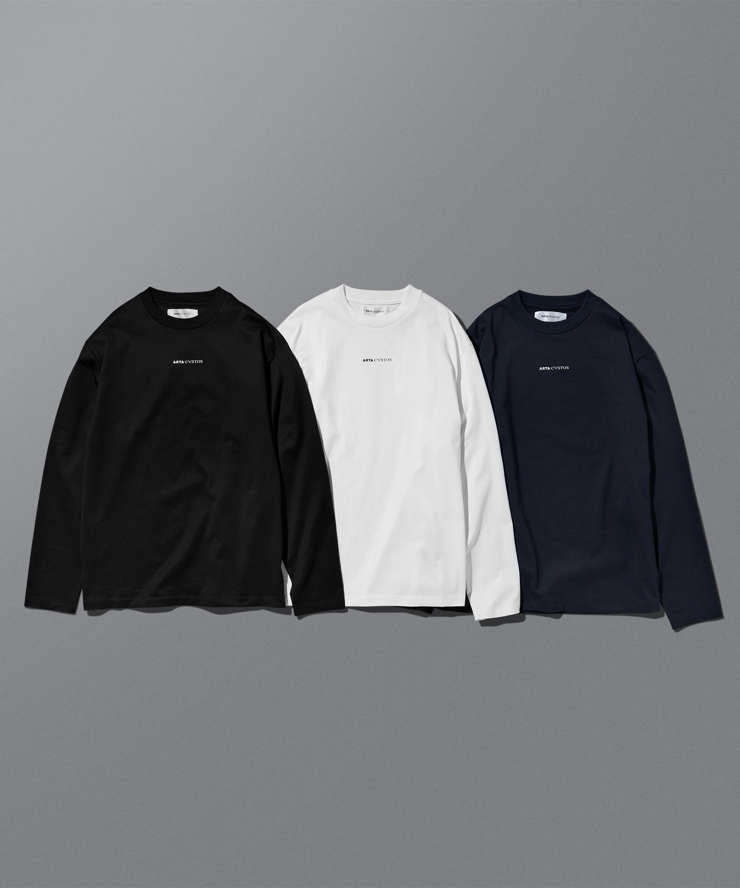 T-shirt à manches longues ARTA CVSTOS avec logo sur le devant