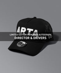 [Signé par le directeur et le pilote] Casquette ARTA × NEW ERA 9FORTY A-Frame TRUCKER