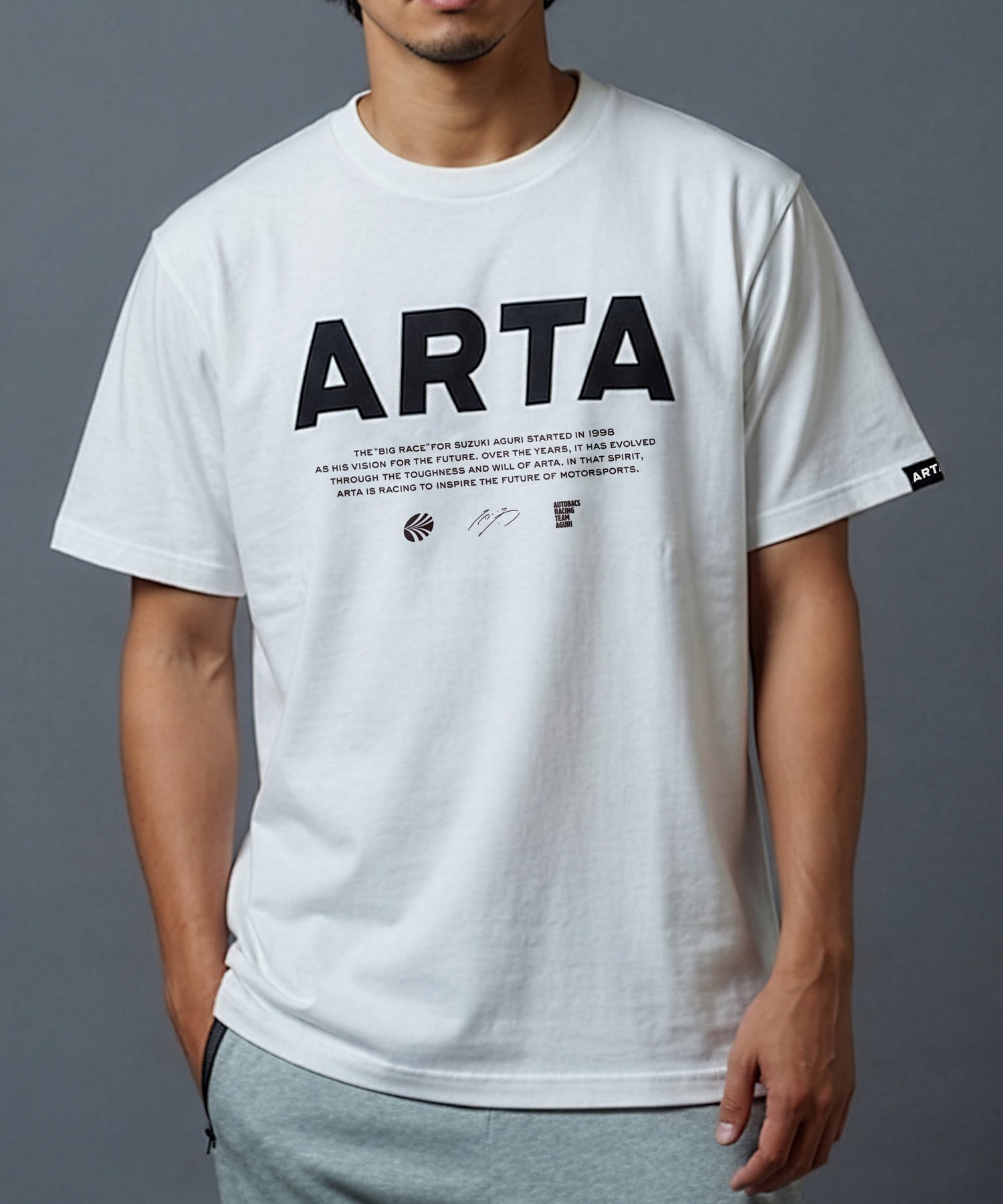 ARTA&STATEMENT Logo Dry T-Shirt