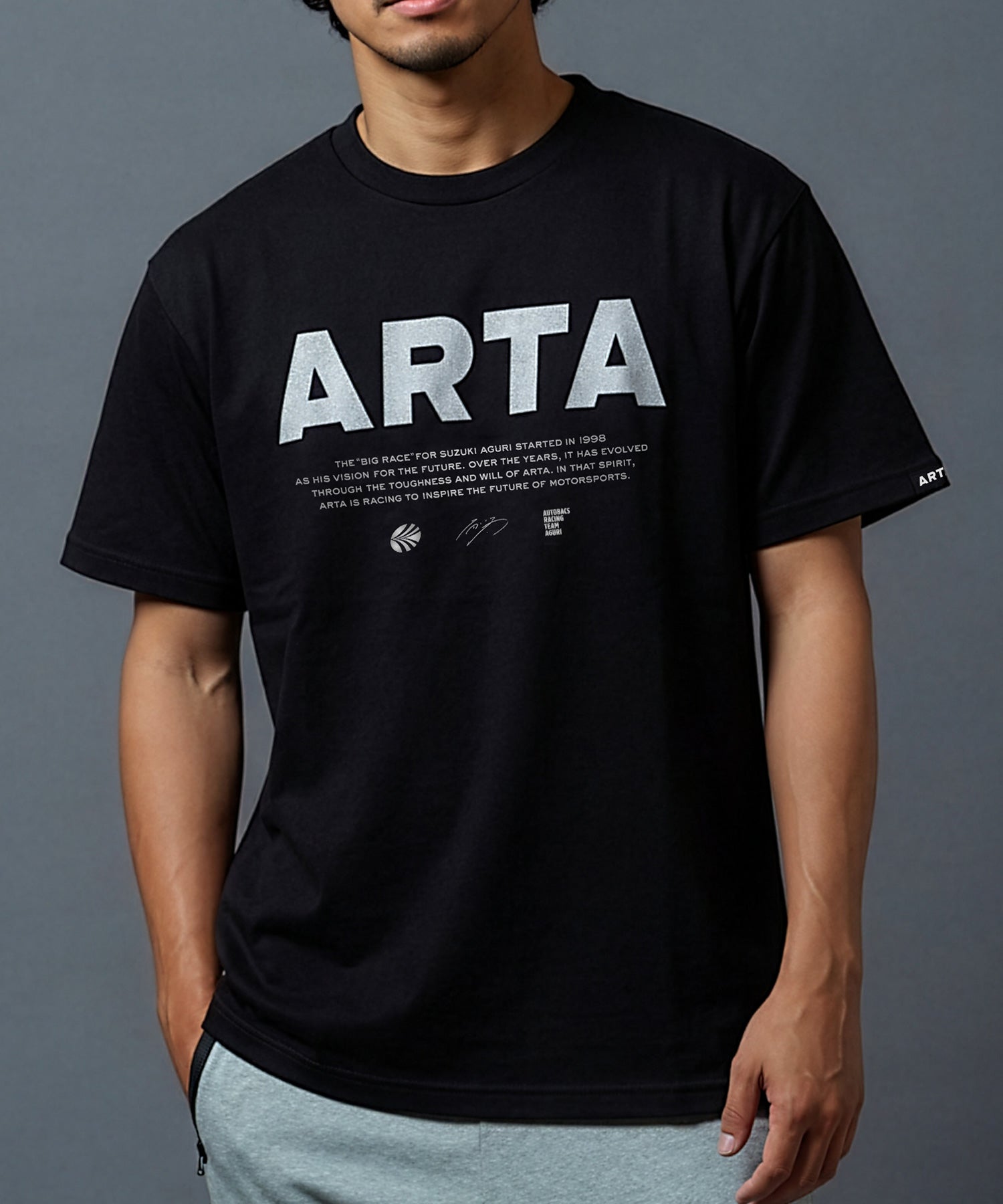 ARTA&STATEMENT Logo Dry T-Shirt