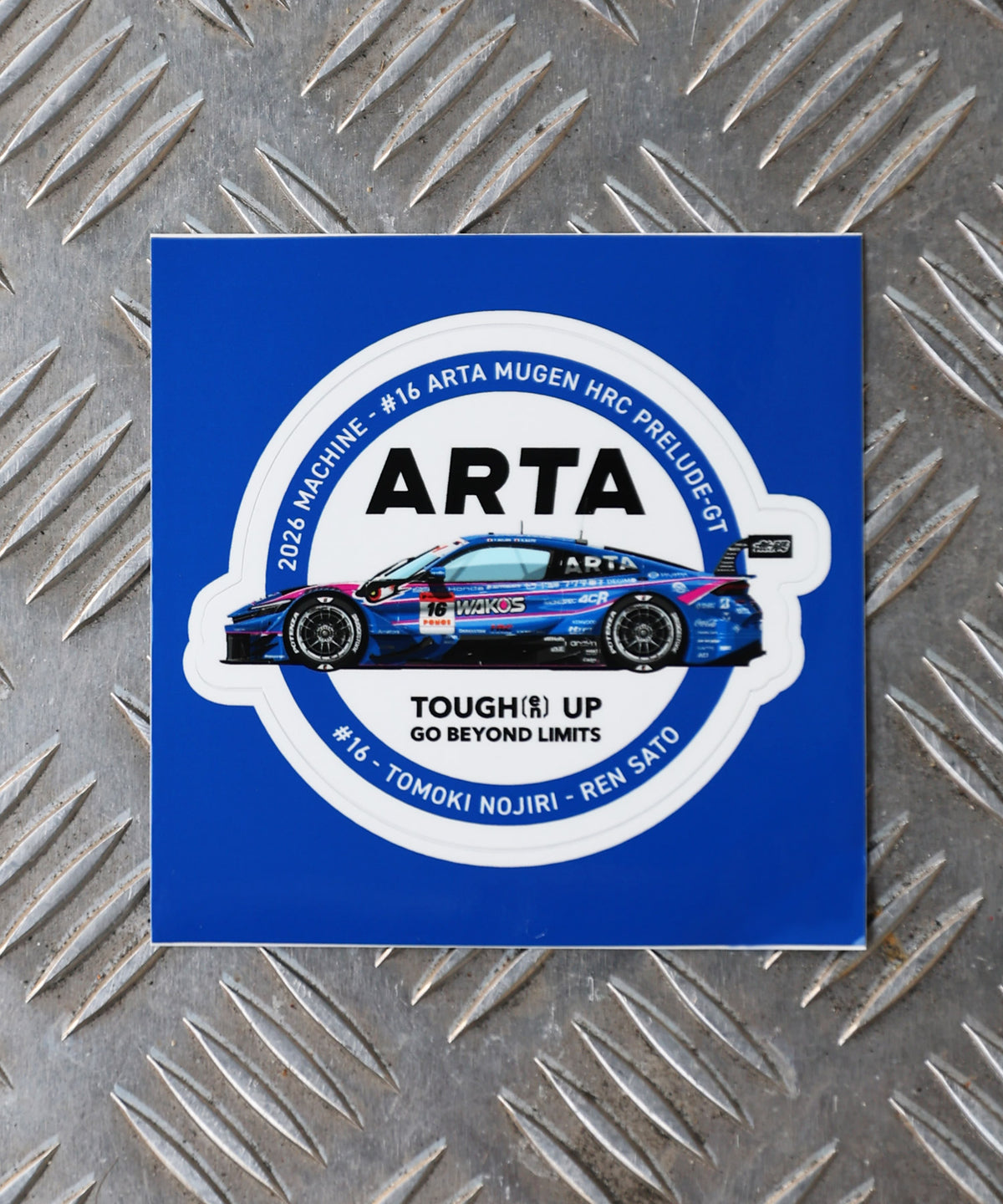 #16 MACHINE STICKER TYPE-B by ARTA MUGEN HRC PRELUDE-GT 2026