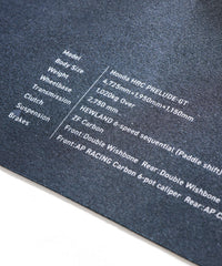 DESK MAT by ARTA MUGEN HRC PRELUDE-GT 2026