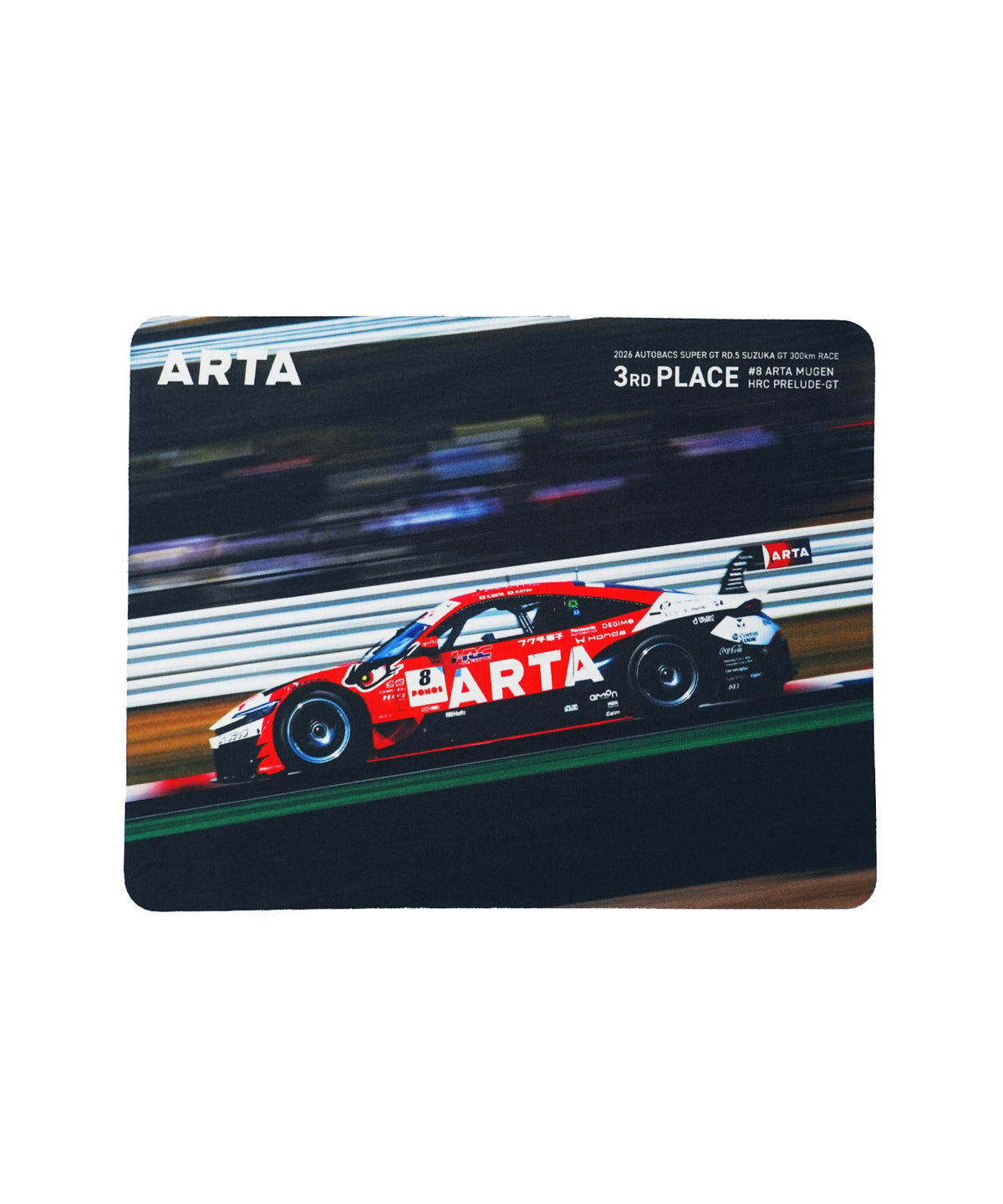 #8 MOUSE PAD COMMEMORATIVE Ver. by ARTA MUGEN HRC PRELUDE-GT 2026
