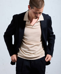ARTA CVSTOS Veste extensible en lin tricotée