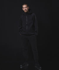 Sweat à capuche zippé en tricot air