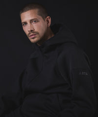 Sweat à capuche zippé en tricot air
