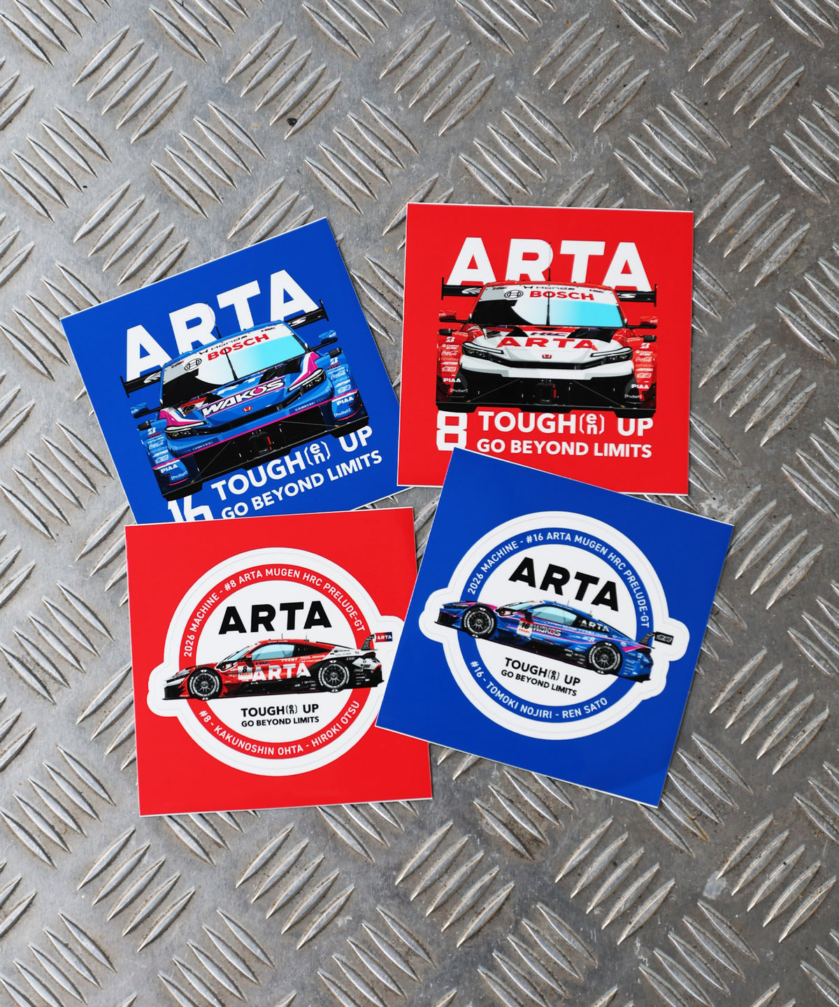 #16 MACHINE STICKER TYPE-B by ARTA MUGEN HRC PRELUDE-GT 2026
